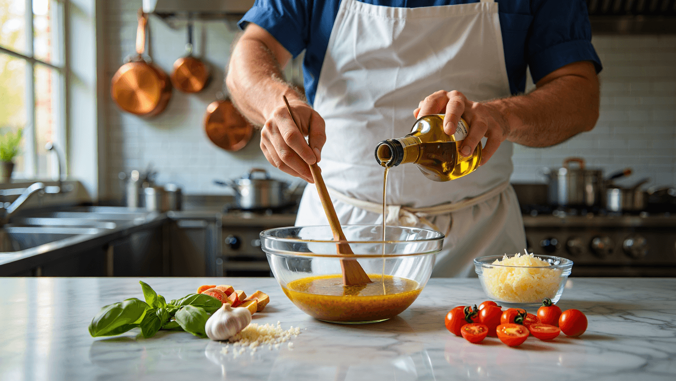 Découvrez la vinaigrette
secrète de Cyril Lignac pour sublimer une salade de tomates