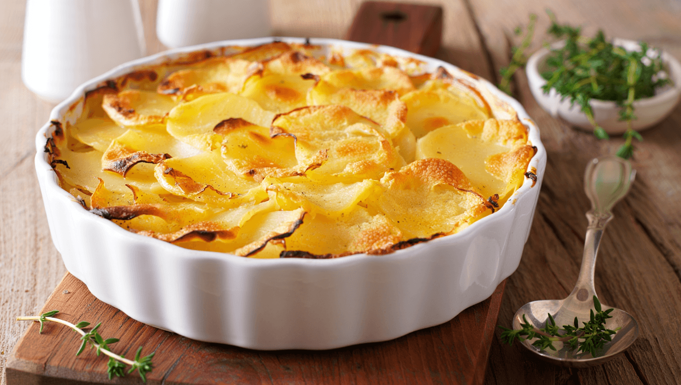 Adieu la crème dans le gratin
dauphinois : voici la recette à moins de 200 calories par personne
pour les personnes qui font attention à leur ligne