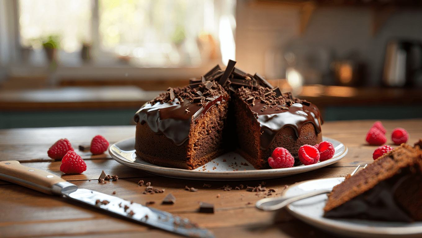 Gâteau au chocolat sans sucre