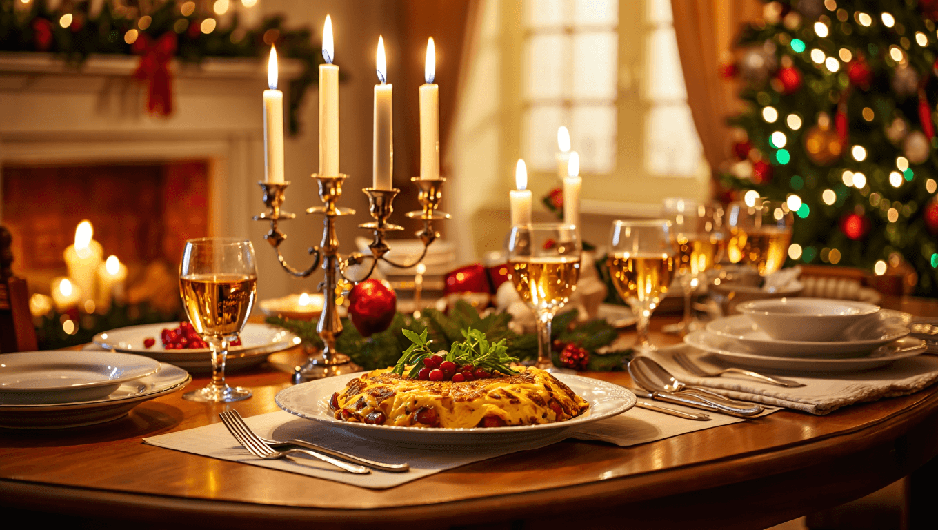 Adieu la bûche, ce délicieux
dessert festif s’invite à la table de Noël et surprend tous les
invités