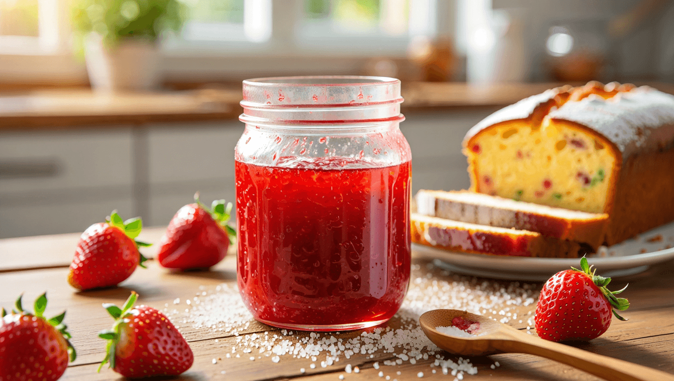 Confiture de fraises sans sucre