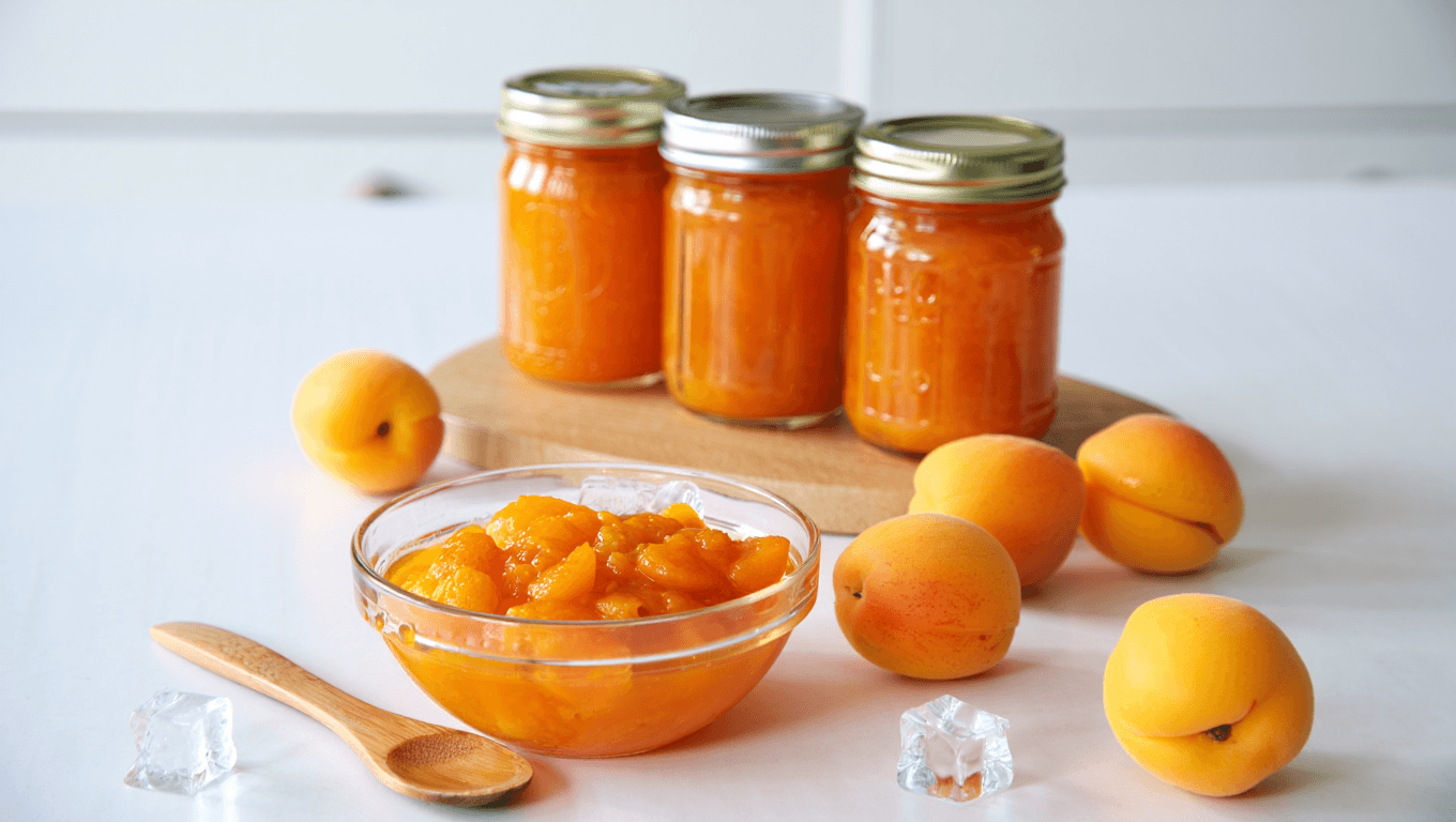Compote d’abricots à congeler – sans sucre ajouté