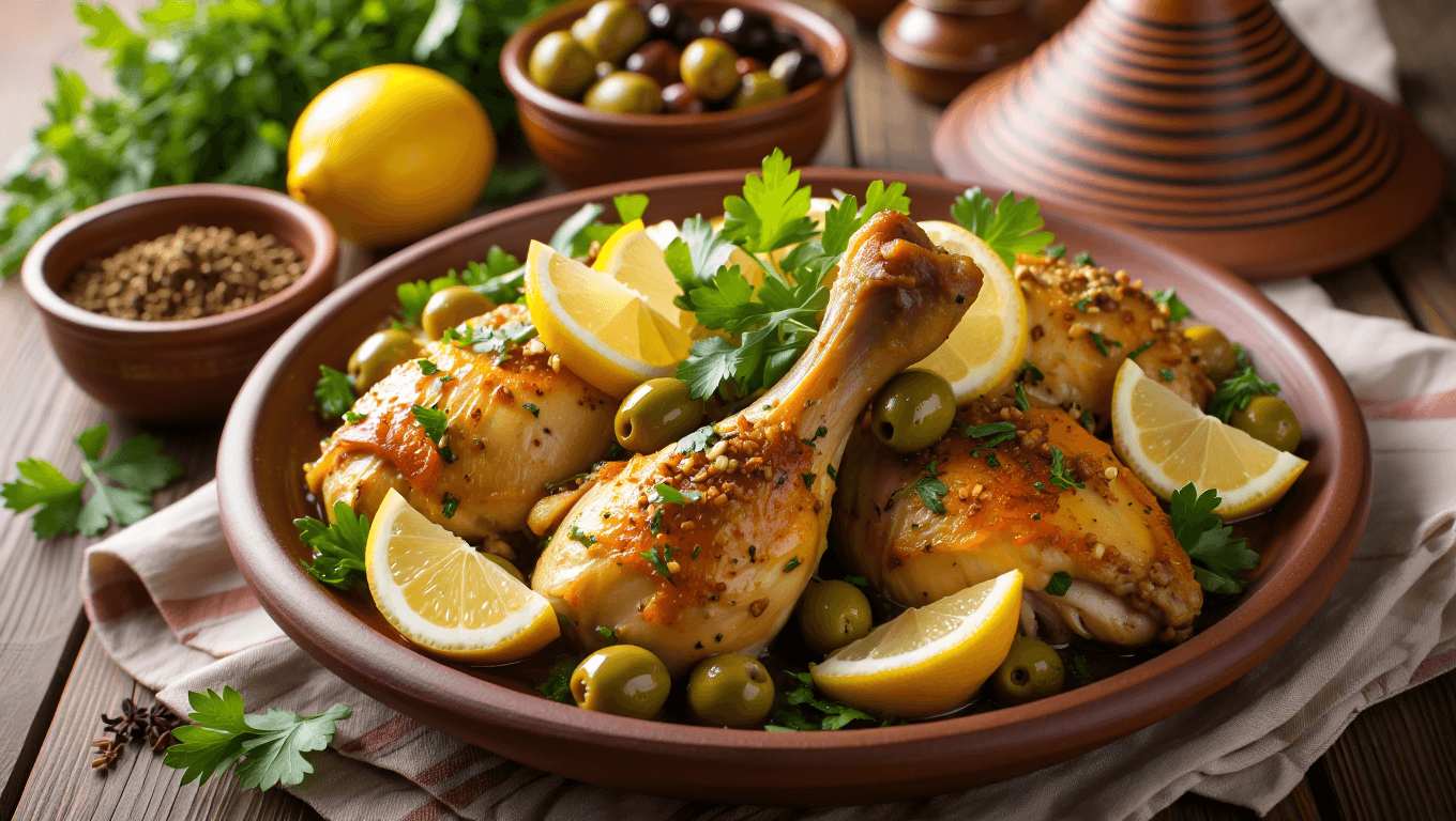 Ultra-facile, voici la
recette du poulet au citron façon tajine de Cyril Lignac qui vous
fera succomber de plaisir
