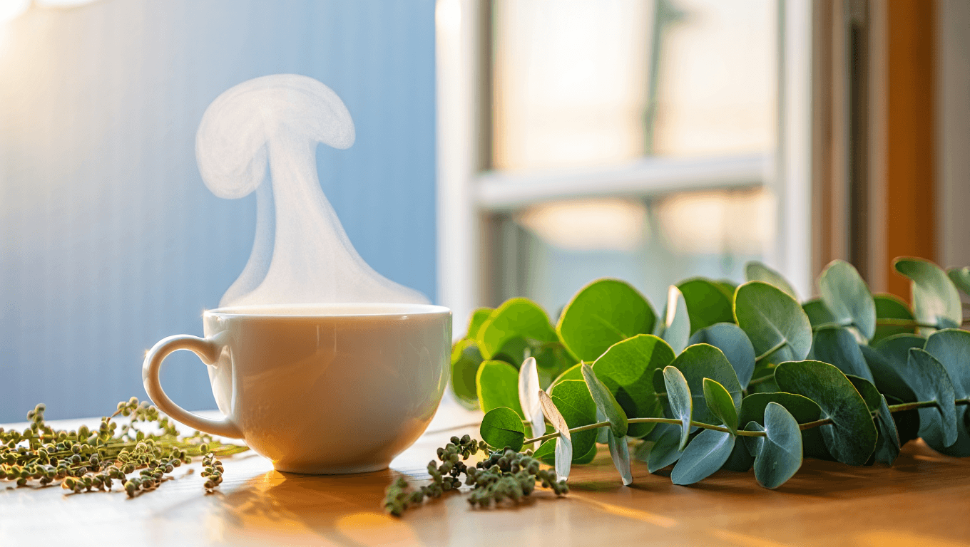 Tisane d'eucalyptus