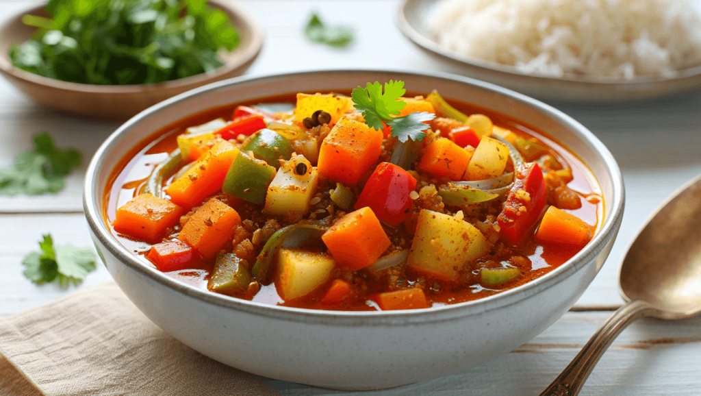 Curry de légumes à la nigelle