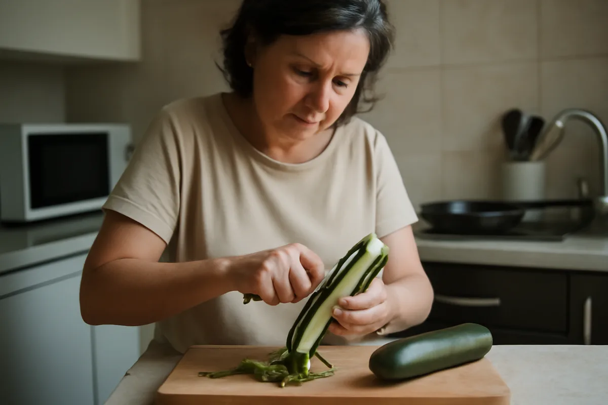 Faut-il enlever la peau de la courgette? — La peau de la courgette est comestible et souvent riche en fibres et en antioxydants. La retirer systématiquement prive le plat d’une partie des vitamines et d’un peu de texture. Certaines personnes préfèrent