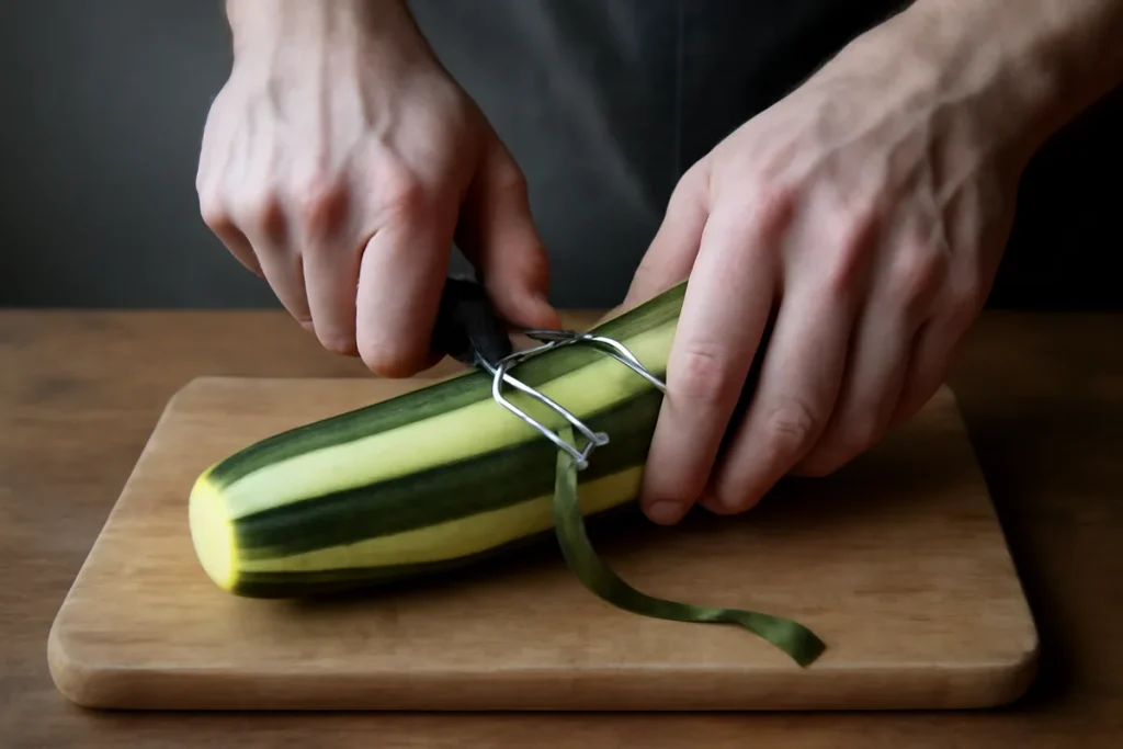 Faut-il éplucher les courgettes ou privilégier la méthode des rayures pour plus de goût ?