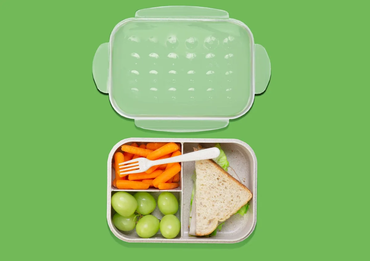 Repas équilibrés portionnés dans des conteneurs prêts à consommer avec légumes frais