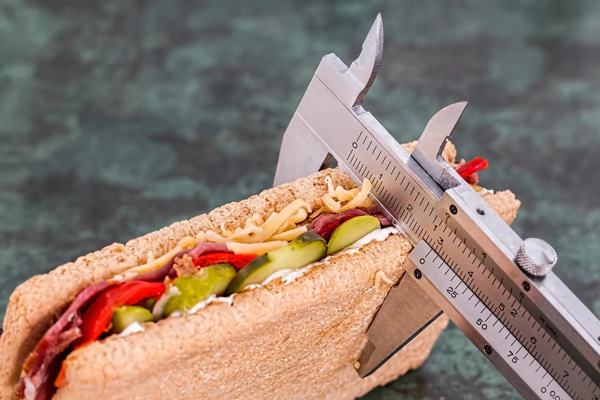 Balance alimentaire et aliments variés pour évaluer les apports caloriques quotidiens