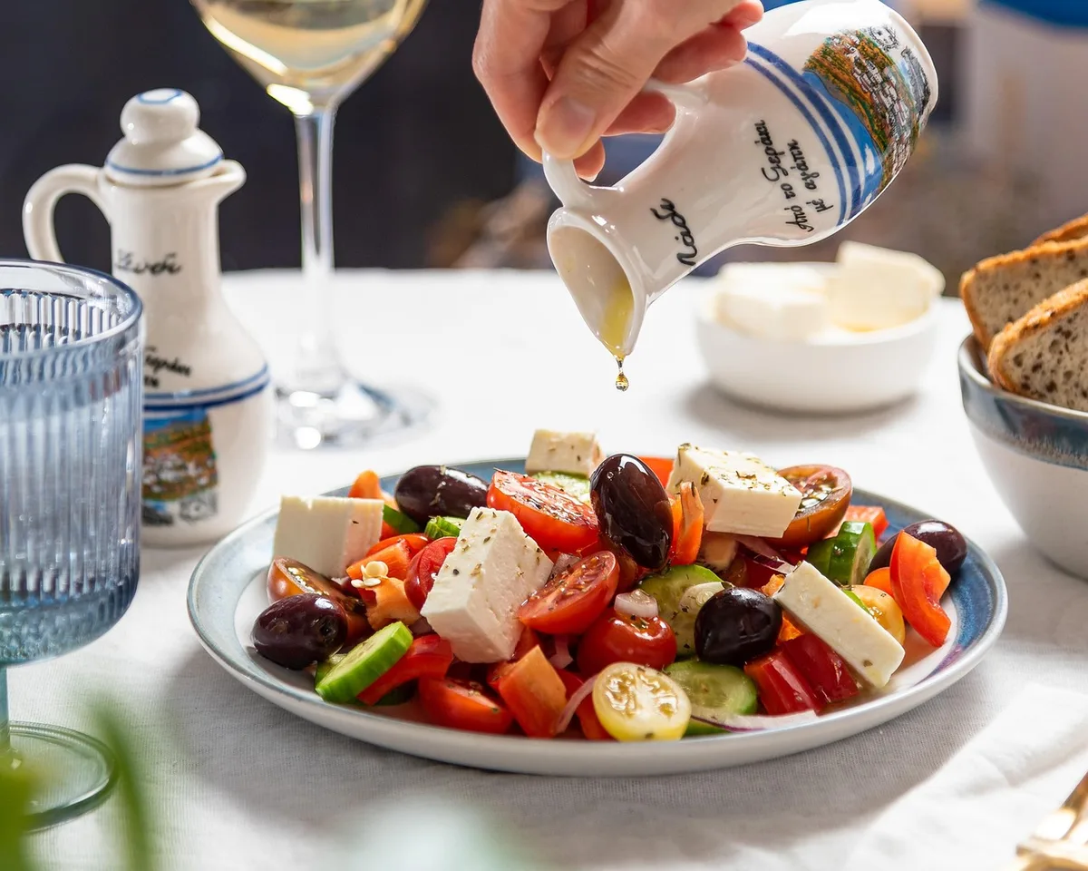 Assiette équilibrée moitié légumes quart protéines quart féculents
