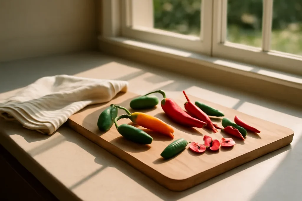 Comment conserver les piments à la maison : techniques simples et durables