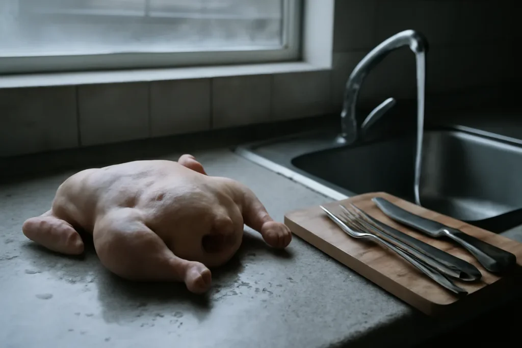 Faut-il laver le poulet cru avant cuisson ?