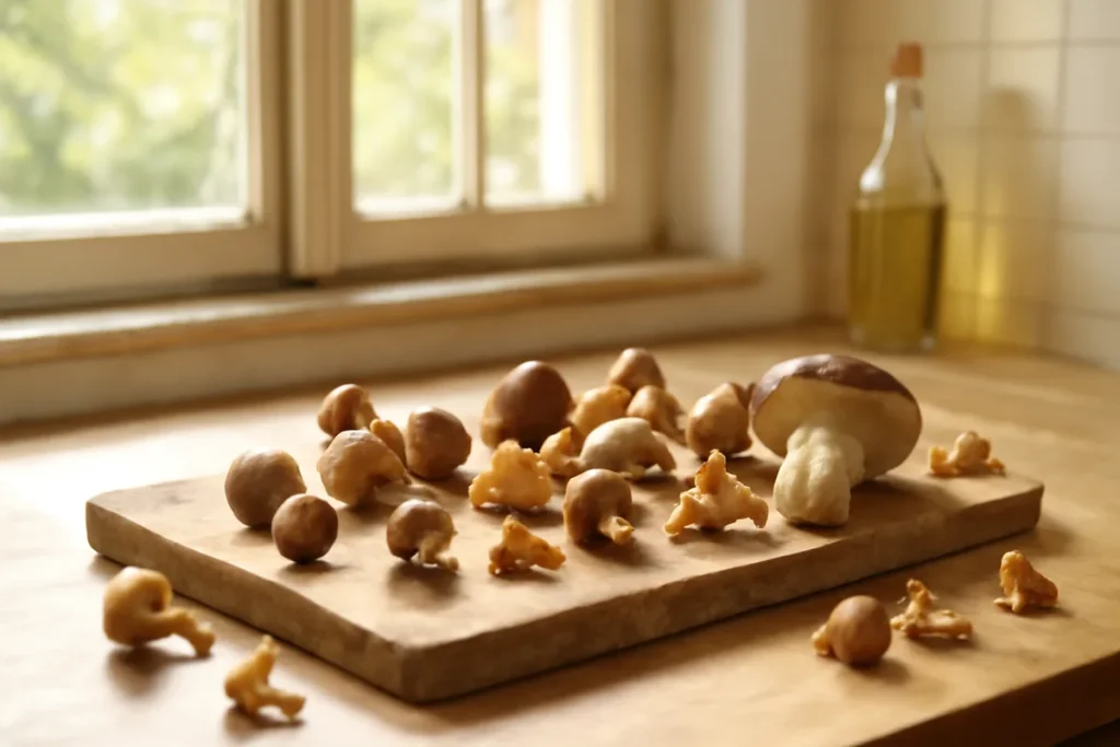 Recette : la poêlée de cèpes simple de Sophie Davant à l'huile