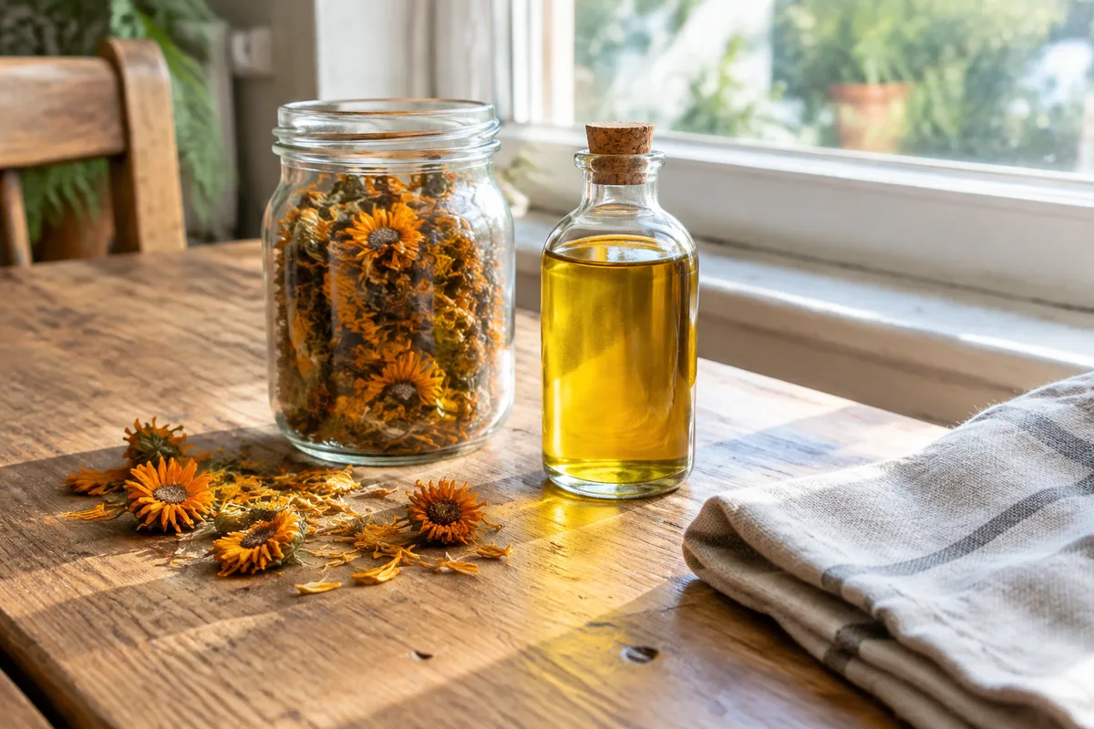 Comment utiliser le macérat huileux de calendula pour les soins du visage ?
