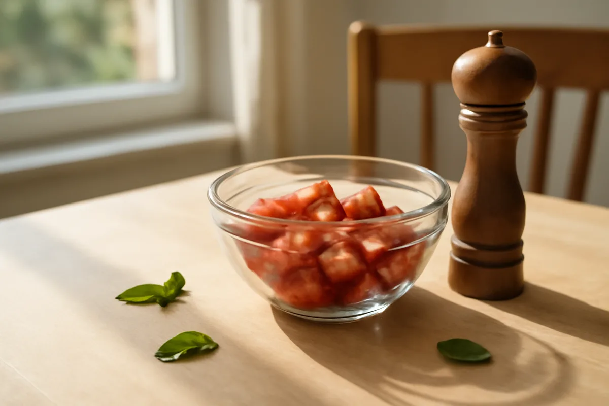 Recette de salade de fraises au poivre de Kampot, fraîche et parfumée
